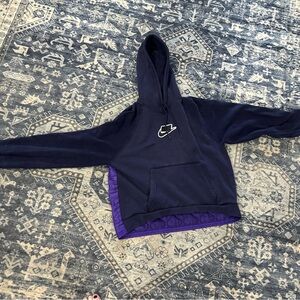 Nike Dark Blue and Purple Hoodie
